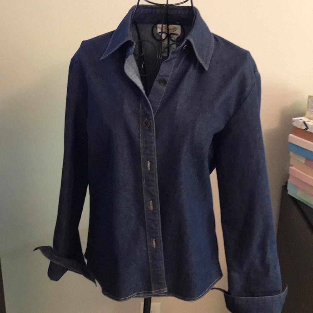 Stretch collared shirt